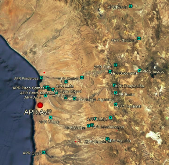 Proyecto levanta Mapeo Regional de SSR  en Arica
